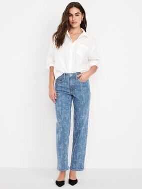 OLD NAVY High-Waisted OG Loose Jeans